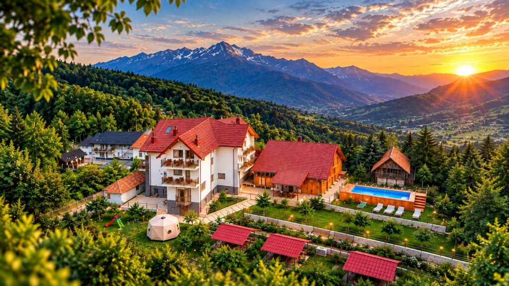 Poza drona locatie Perla Argesului